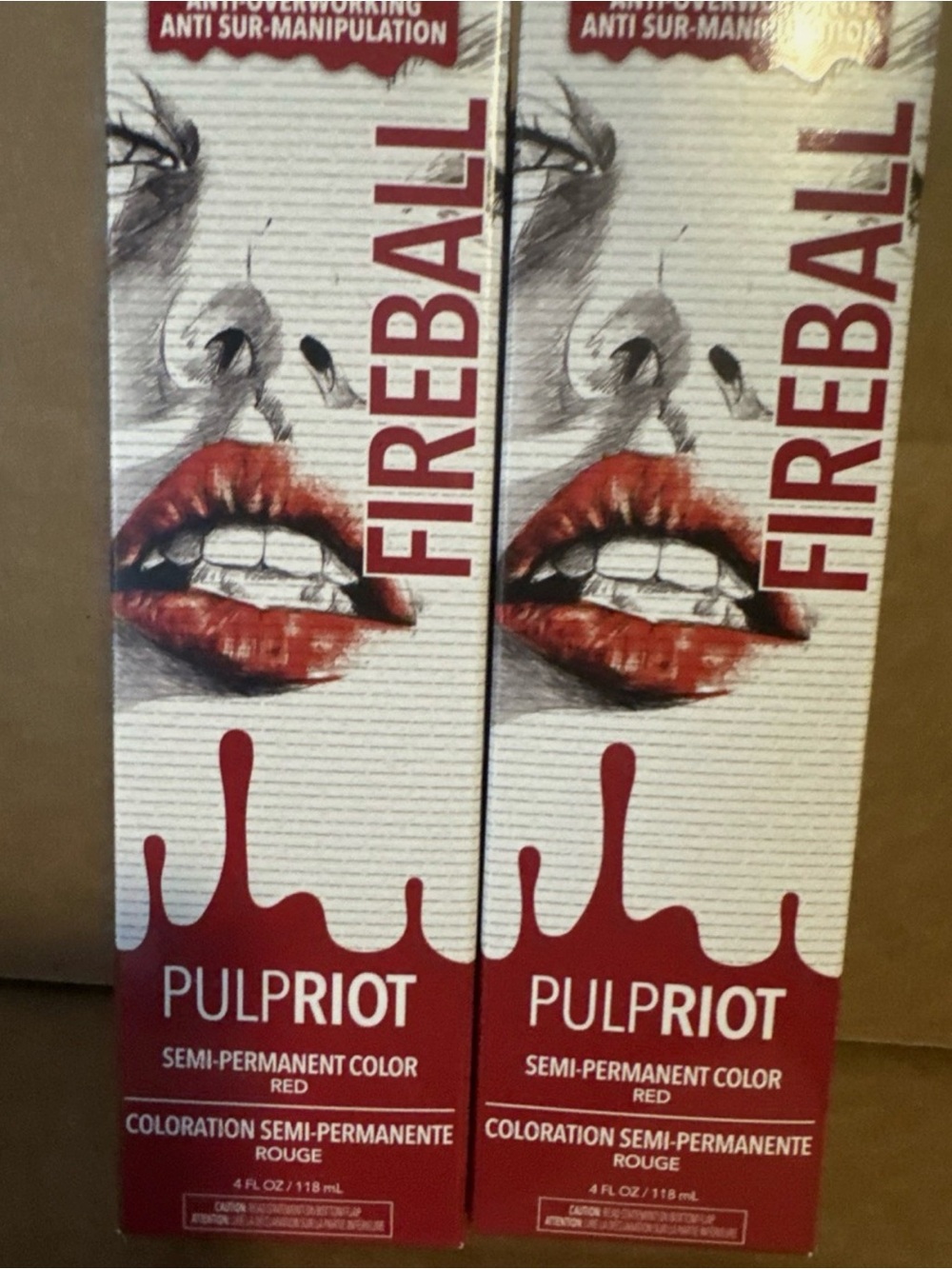Pulp Riot Fireball Semi-Permanent Hair Color — Red